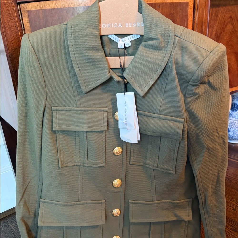 Veronica Beard Lambert Dickey with Gold Buttons